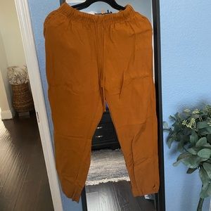 Orange pair is from Target size XS          Black pair is from Old Navy size XS